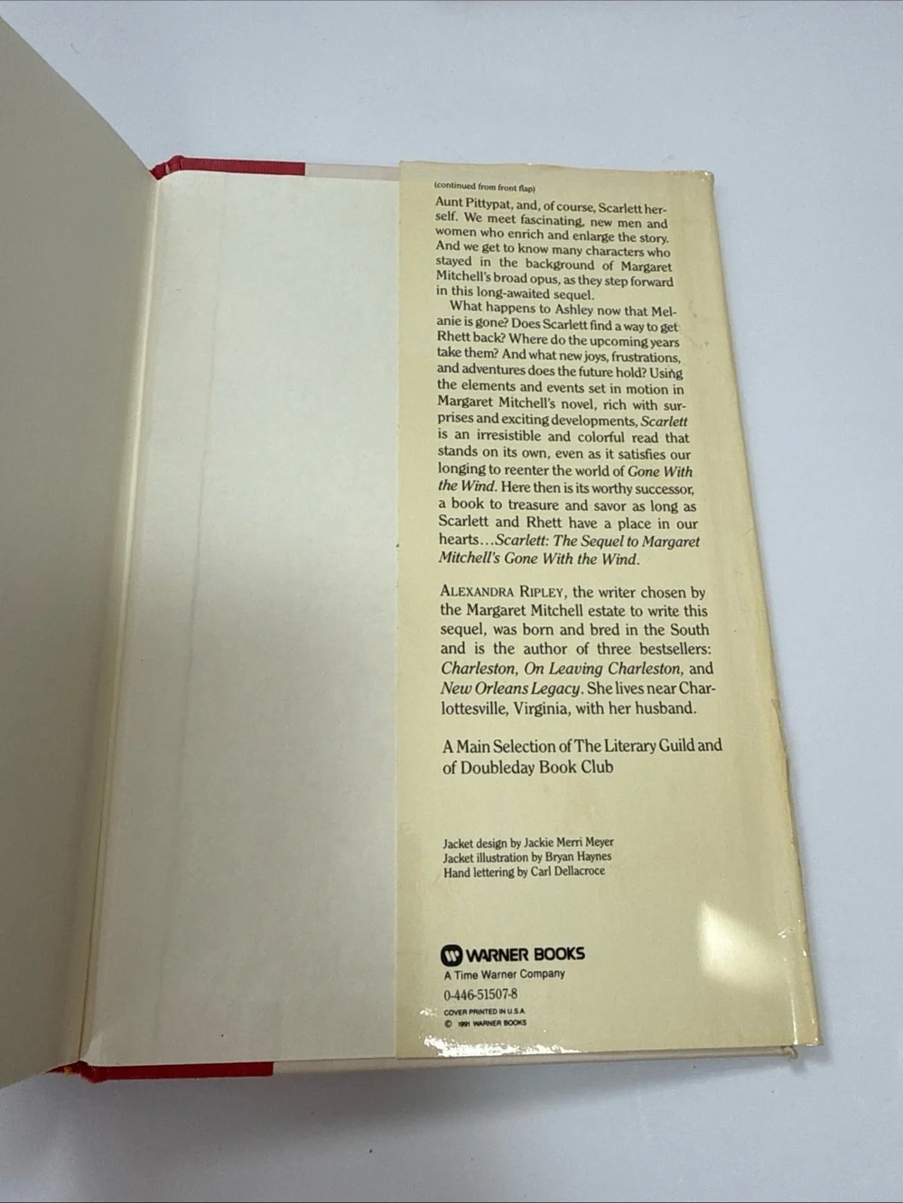 Scarlett: Gone With The Wind Sequel by Alexandra Ripley -